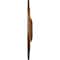 Ekena Millwork Small Classic Ceiling Medallion (Fits Canopies up to 10"), 40 1/4"OD x 3 1/8"P, Smokey Topaz CM40CLSTF - alternate 3